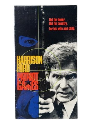 Patriot Games VHS Sealed Harrison Ford Action Thriller Paramount