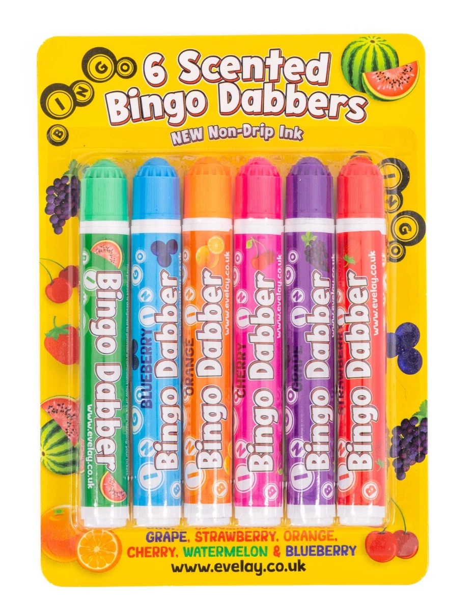 Marcadores De Bingo Jumbo Con Punta De Esponja - 17mm, 80ml De Tinta, Colores Brillantes