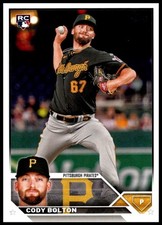 2023 Cody Bolton Topps Update Baseball  #US223 Pittsburgh Pirates