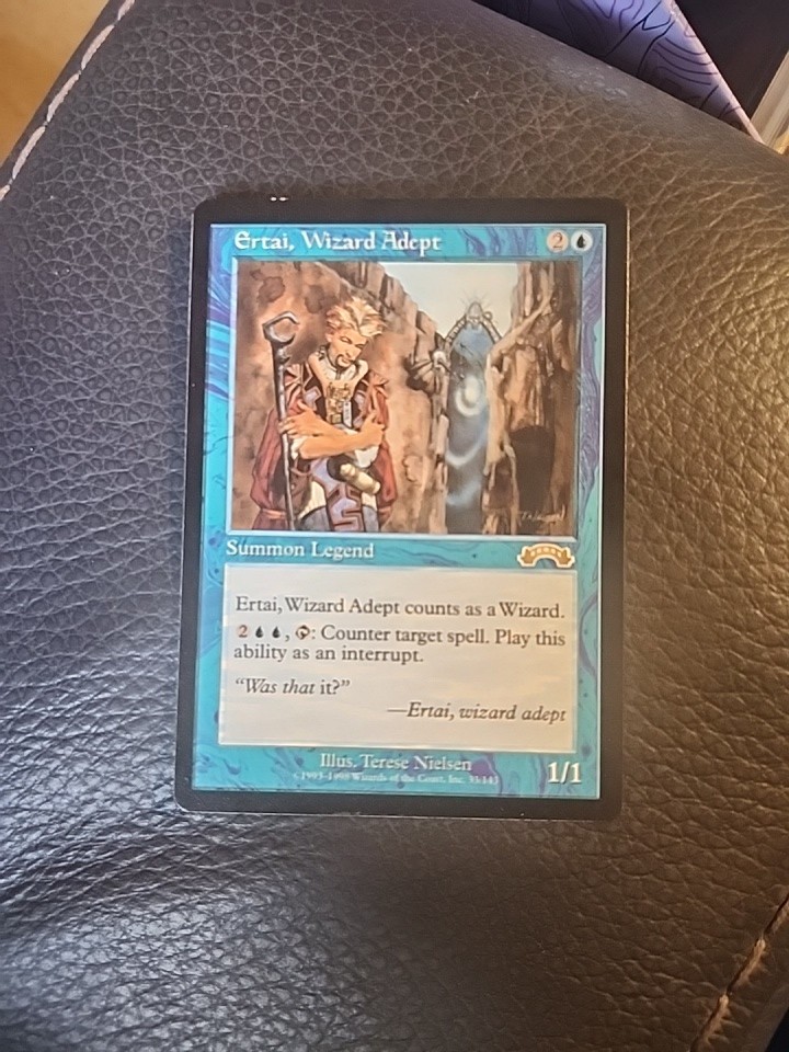 Ertai, Wizard Adept (Exodus) LP to NM MTG