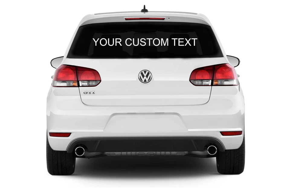 Custom Name Vinyl Decal Personalised Text Sticker Fancy Font Car Window Bottle - Image 3 of 4