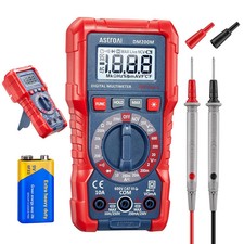 Digital Multimeter Voltage Tester, TRMS 2000 Counts Volt Meter; Fast and Accurat