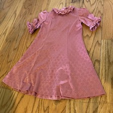 Amish Mennonite Dress 22 Bust/22 Waist Girls Toddler Cottage Core Zipper 22 L