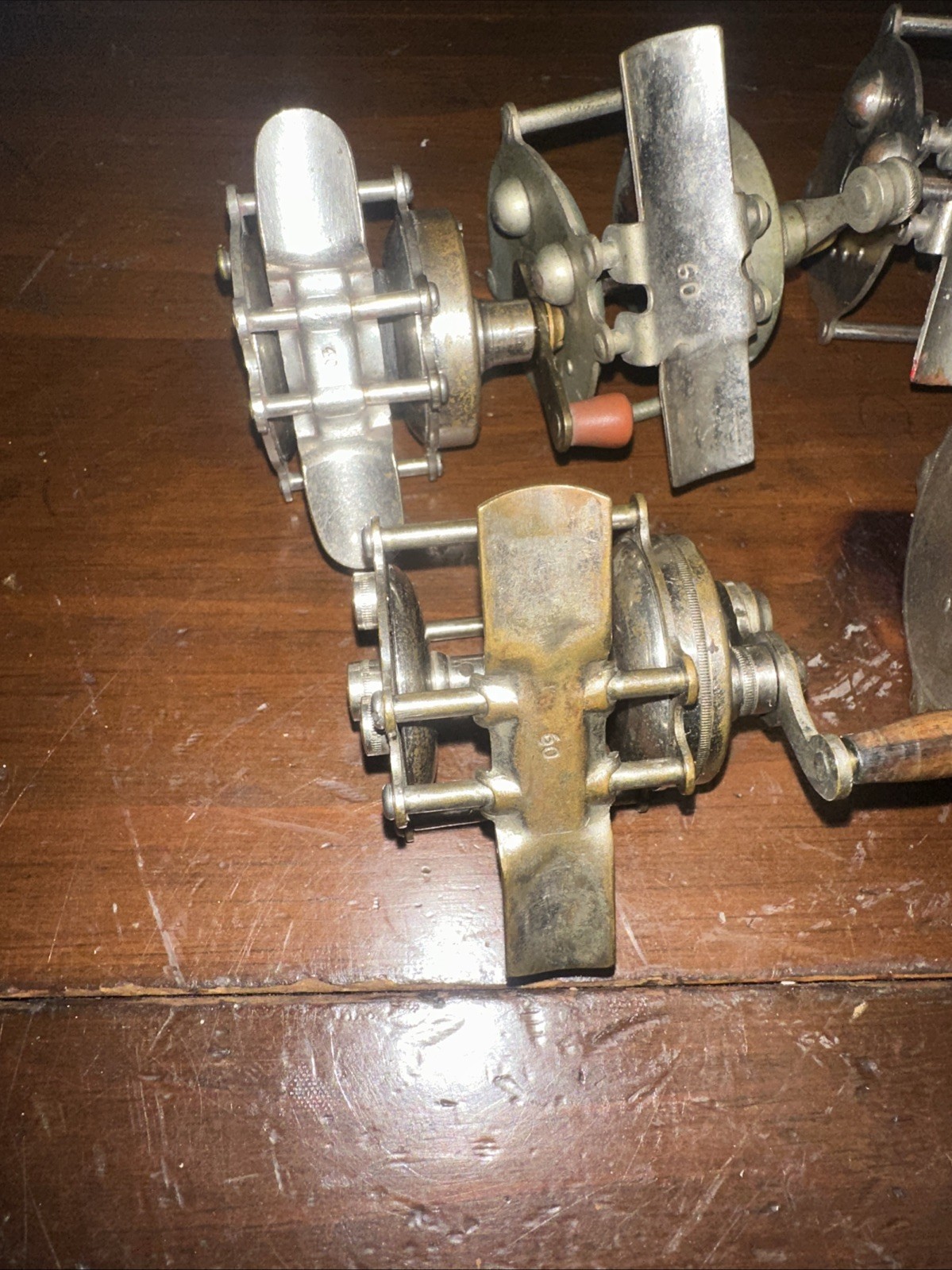 Vtg. Fishing Reels “Hendrix” And Unknown Reels Complete Good Condition