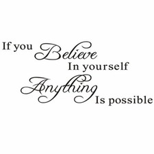 Image of Wall Decals Stickers Removable Vinyl Quote Mural DIY Home Pattern Room Decor