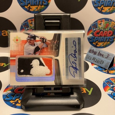 2004 Upper Deck Rafael Palmeiro Baltimore Orioles MLB Logoman Patch True 1/1