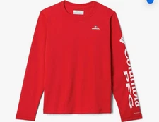 Columbia Kids' Collegiate NCAA Youth Terminal Tackle L/S Shirt Georgia L 14/16