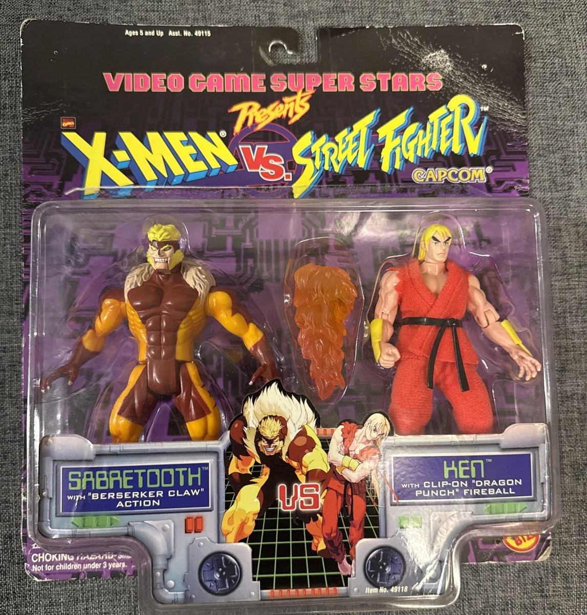 25+ ToyBiz Street Fighter TV, Movie & Video Games Action Figures