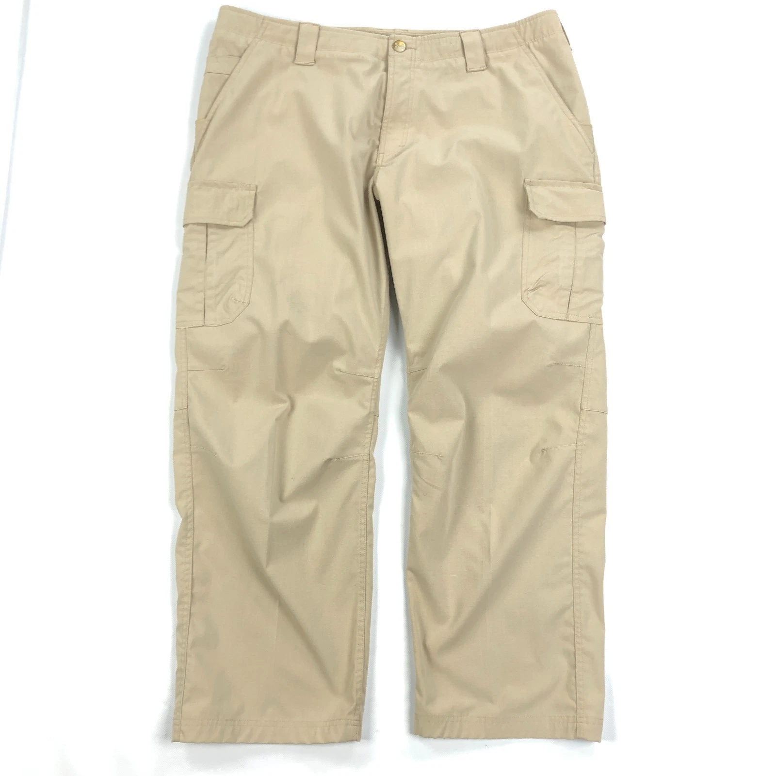 Under Armour Tactical Pants Mens 42x30 Storm Patrol Cargo Beige UA