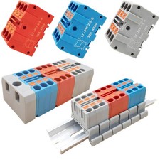 Din Rail Connectors Kit, Plug-in Terminal Blocks 20-12AWG for Industrial Cont...