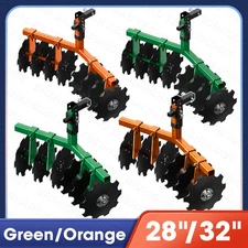 Heavy-Duty 28" / 32" Cut Width Disc Plow Harrow with 2" Receiver for ATVs / UTVs