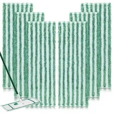 6 Pack Microfiber Mop Refills for Libman Wet  Dry Multi-Surface Cleaning