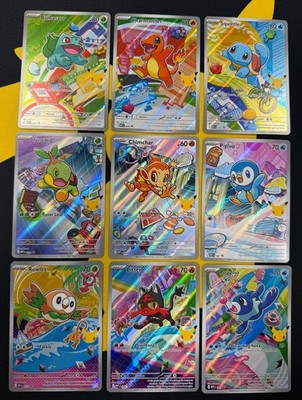 英語版 30周年記念 プロモカード御三家 9枚セット ファーストパートナー 海外ポケカ ニュース🍄】 英語版ポケモンカード30周年記念商品シリーズ