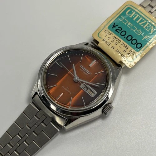 CITIZEN F Automatic Vintage Watch 1970s Dead Stock Collectible - Picture 1 of 3