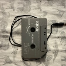 Jensen JCD20 Wired Cassette Adapter 3.5mm Audio Plug Gray