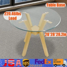 Stable Gold Table Base Modern Table Base 28-inch Metal Table Base 100 kg max