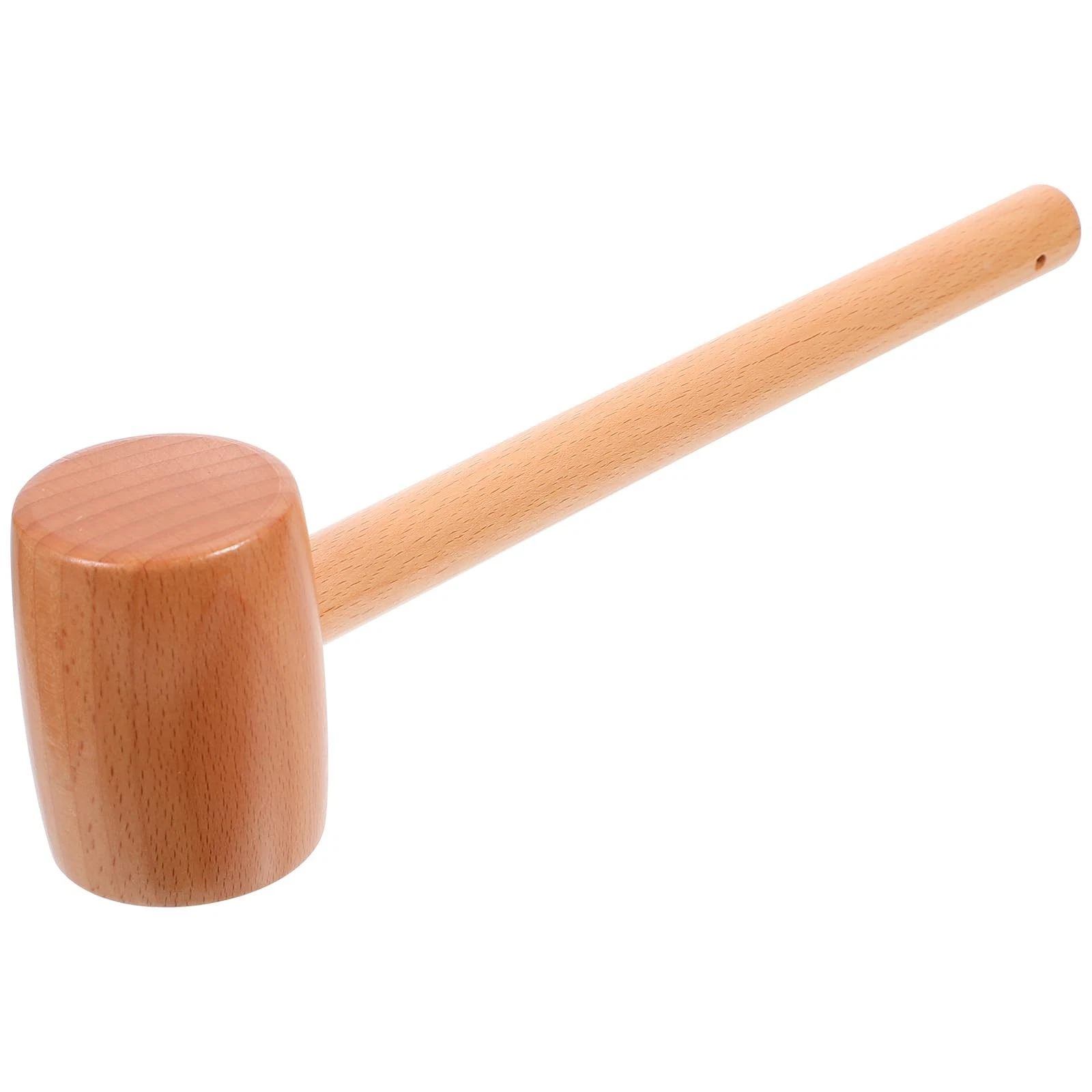 Wooden Mini Hammer 12.00In Crab Seafood Mallet Kitchen Meat Tenderizer with S...