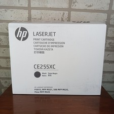 HP Laser Jet CE255XC Ink Print Cartridge Black P3015 MFP M521, 500 MFP M525 OPEN