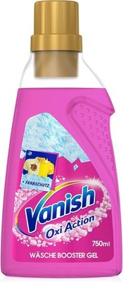 Vanish Oxi Action Gel Pink Fleckenentferner Wäsche Booster Schutz Gel 750ml