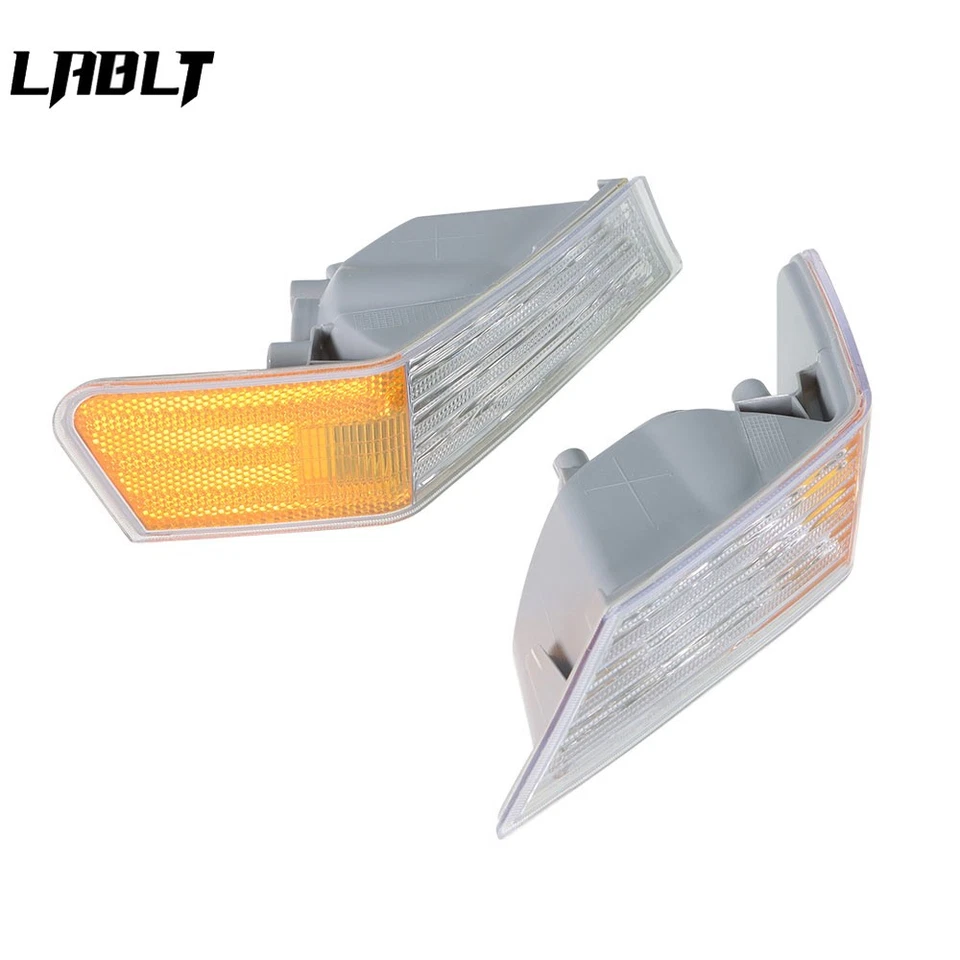 Front Left + Right Parking Turn Signal Lights Corner Lamp For Jeep Patriot 07-14 - Image 4 of 4