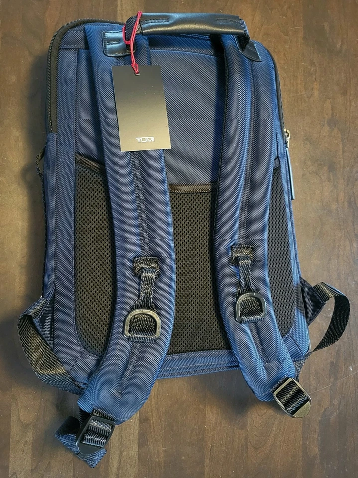Tumi Radar Backpack Navy Blue/Black New With Tags Ballistic Nylon Luxury Travel - Image 2 of 4