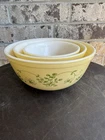 Pyrex Shenandoah Nesting Mixing Bowls Set of 3 Numbers 401 402 403