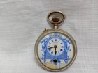 ANTIQUE EXCLUSIF BREVET 27192 ENAMEL SWISS MADE POCKET WATCH FOR REPAIR
