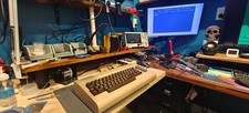 Commodore 64 C64 Breadbin Computer System 326298 Board TESTED READ