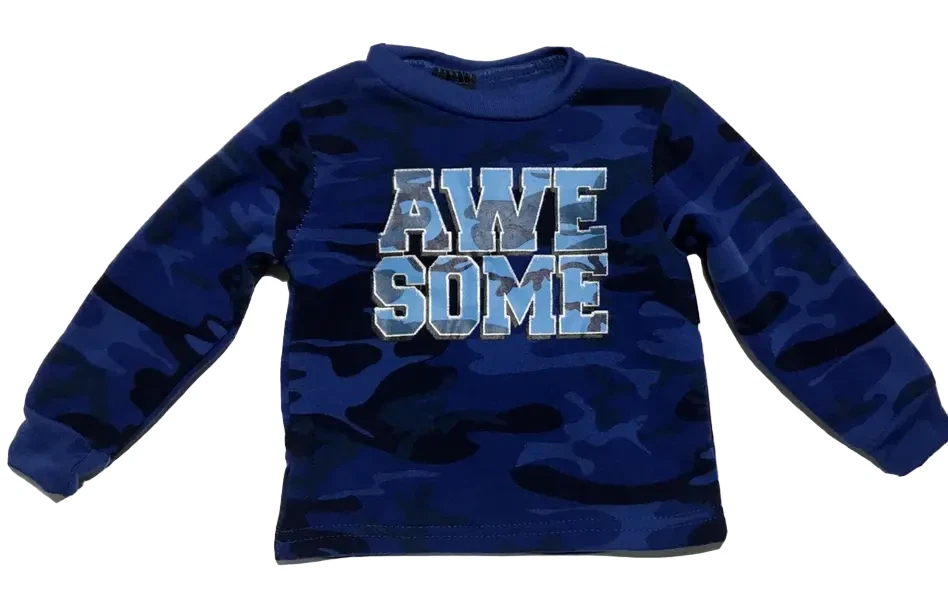 Conjunto de 3 piezas para bebé: sudadera, chaleco, pantalones deportivos "IMPRESIONANTE" [1 2 meses] Bonito Foto 3 de 4