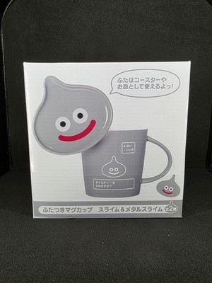 Dragon Quest Metal Slime AM Mug with Lid Slime Japan Prize Exclusive