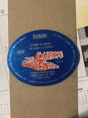Joy Coal Mining stickersNICE OLDER ONE