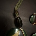 Pendant Earrings And Wrist Set Enamel Mcm Vintage — photo 5