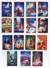 MODERN DISNEY MOVIE POSTER MAGNETS aladdin lion king little mermaid beauty beast