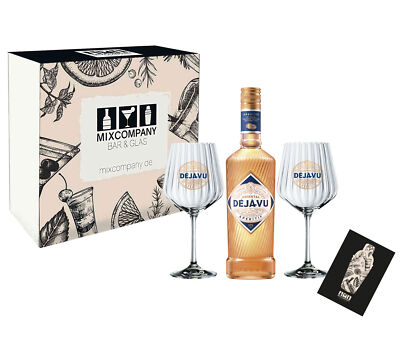 Oriental Deja Vu Geschenk Set - Aperitif 0,7L (17% Vol) + 2x Stilglas Ballongla