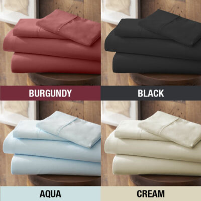 Short Queen Size 8-30 in Extra Deep Pkt Solid Color 1200 Count Bed Sheet Set Short Queen Size 8-30 in Extra Deep Pkt Solid Color 1200 Count Bed Sheet Set