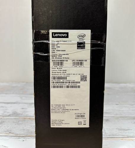 Lenovo Legion Y720-15IKB (15,6" FHD IPS/i7-7700HQ/ 16 GB/Intel HD 630/SSD 128 GB) - Foto 21 di 21