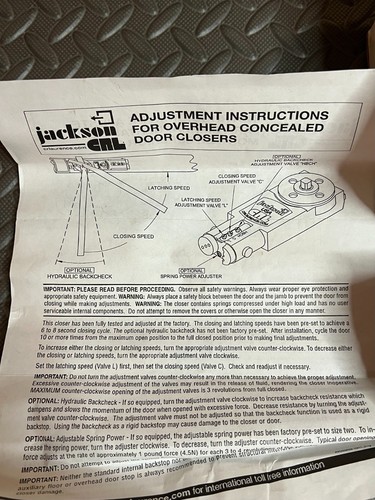 Resorte de trabajo regular CRL Jackson® aluminio satinado 105o sin sujeción abierto más cerrado - Imagen 12 de 13