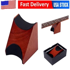 Mahogany Guitar Neck Rest Support Pillow Stander Luthier Repair Clean Tools USA
