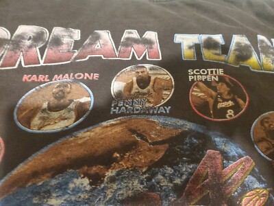 ULTRA RARE VINTAGE 1996 USA BASKETBALL DREAM TEAM 2 RAP T ULTRA RARE VINTAGE 1996 USA BASKETBALL DREAM TEAM 2 RAP T