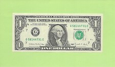 1988 ..UNCIRC $1  G 5814 4731 C  .... 1988 $1  G-C      NICE NOTE        FRN