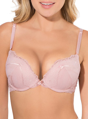 Smart & Sexy Bra Perfect Push Up Padded Convertible Blush Rose 38DD SA1170A NEW