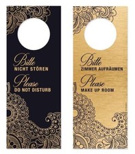 2 St&uuml;ck T&uuml;rh&auml;nger T&uuml;rschild Bitte nicht st&ouml;ren Bitte Zimmer aufr&auml;umen T&uuml;r