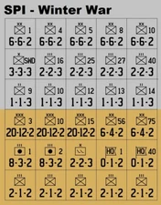 SPI Winter War (’72) Replacement Counters S&T