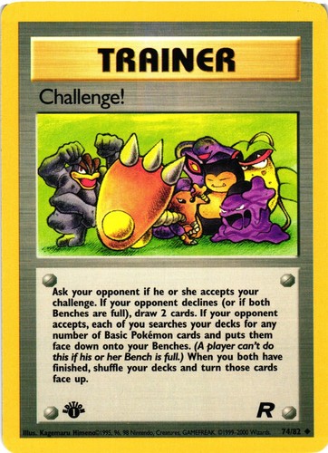 Challenge! (1st Edition) graded PSA 8 for sale on eBay