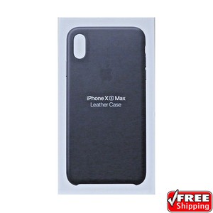 New Authentic Genuine Apple Iphone Xs Max Leather Case Black