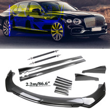 Carbon Fiber Front Bumper Lip Spoiler Splitters Body Kit For Bentley Flying Spur