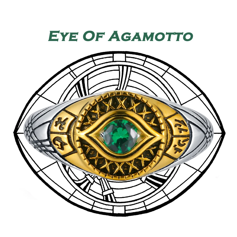 Eye of Agamotto Ring Time Stone Infinity Gem