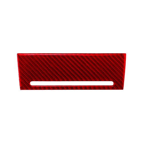 Red Carbon Fiber Cigarette Lighter Cover Interior Trim For Audi A4 S4 2005-2008 - Picture 5 of 10