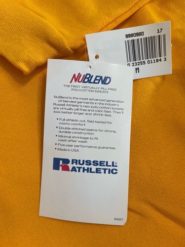vintage russell athletic crewneck sweatshirt youth size medium NWT 90s NOS USA - Picture 3 of 9