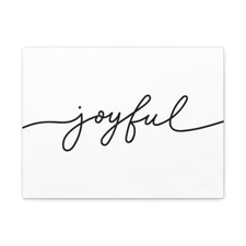 Joyful Canvas, Stretched